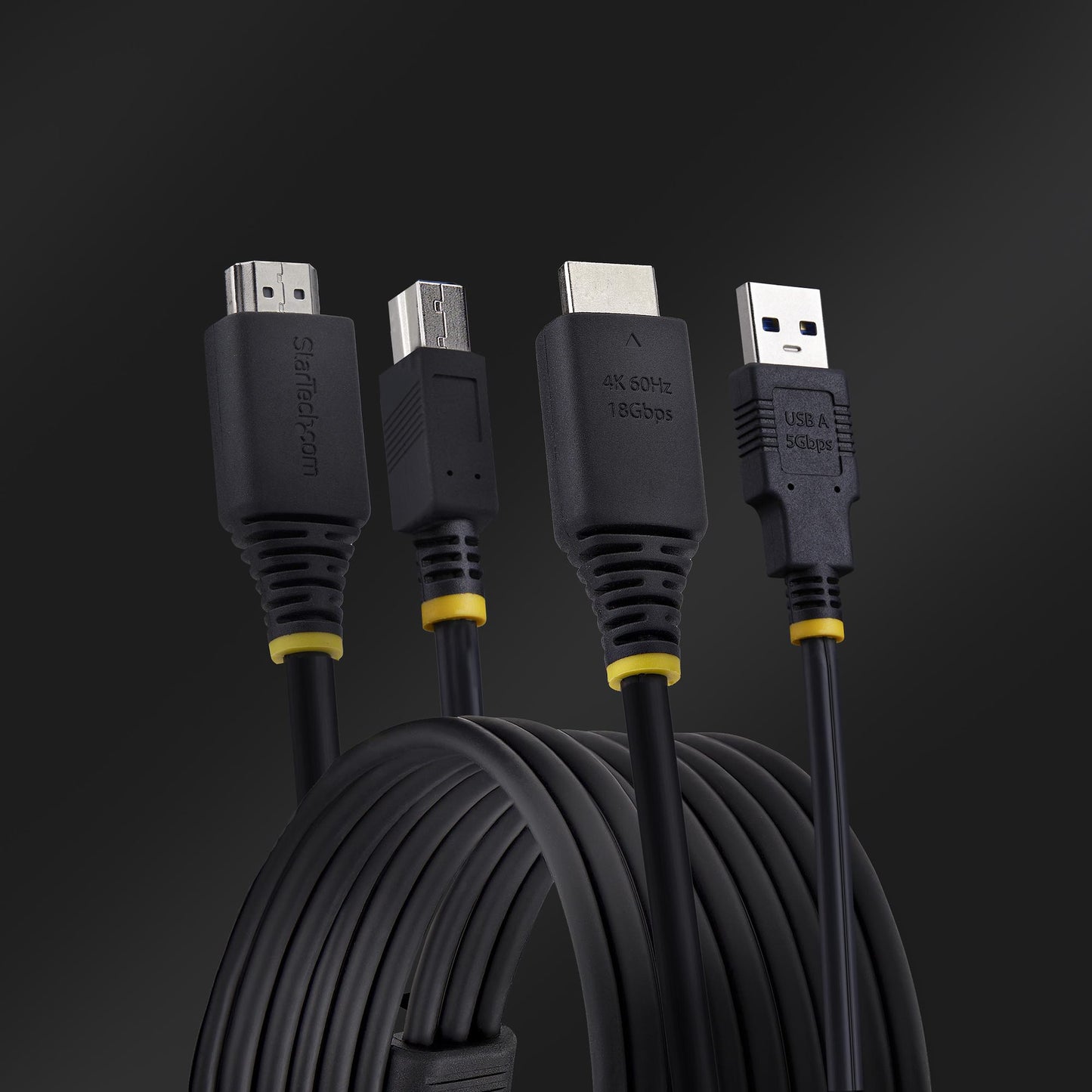 StarTech.com HU1226-KVM-CABLE cable para video, teclado o ratón (KVM) Negro