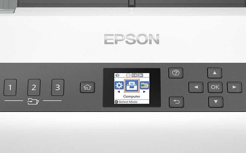 Epson DS-730N Escáner alimentado con hojas 600 x 600 DPI A4 Negro, Gris