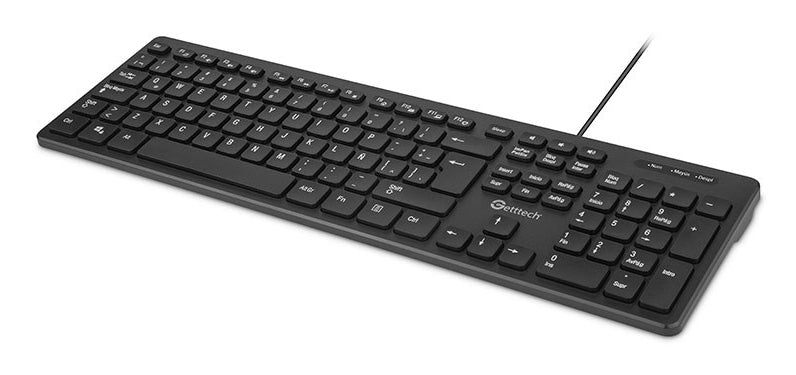 Getttech GGK-ESMWR-01 teclado Oficina USB Negro