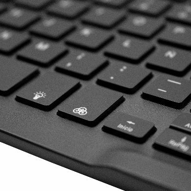 BRobotix 6006535 teclado para dispositivos móviles Español Bluetooth Negro