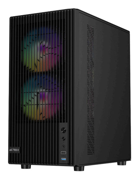 Gabinete Acteck Compact Mini Torre Zyron GC606 Negro