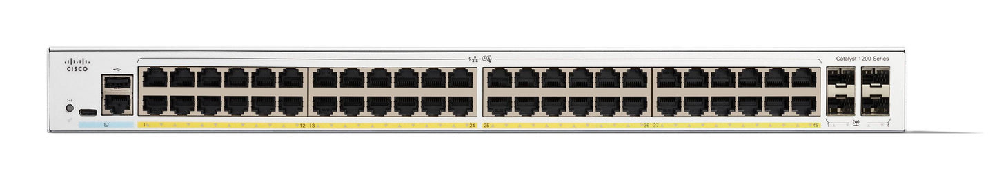 Cisco C1200-48P-4G dispositivo de redes Gestionado L2/L3 Gigabit Ethernet (10/100/1000) Blanco