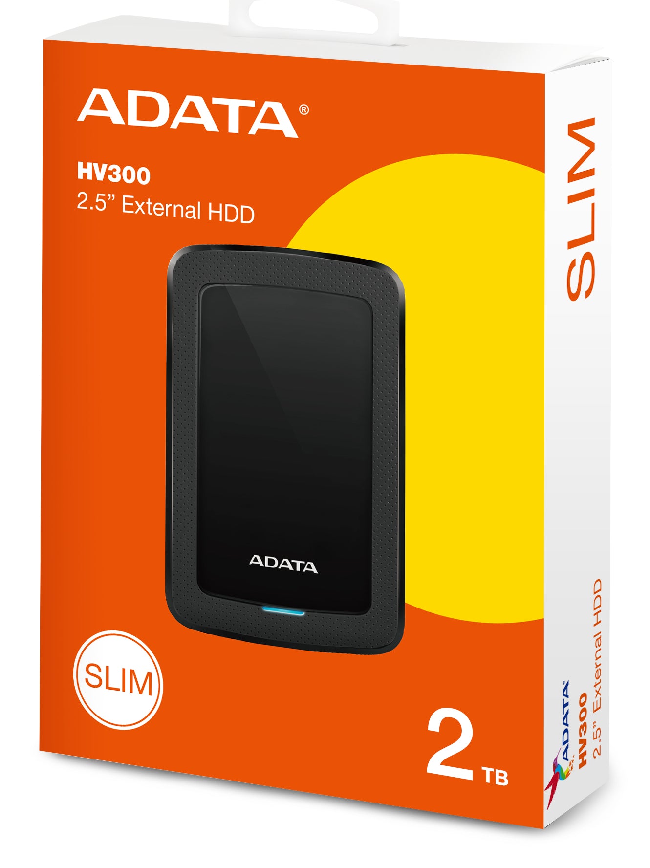 Disco Duro Externo Adata 2TB HV300 2.5" USB 3.1 Negro