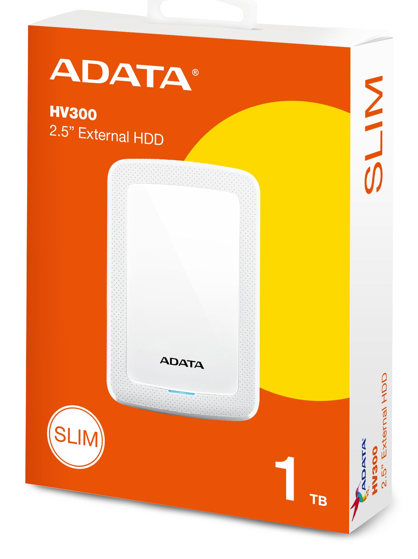 ADATA HV300 disco duro externo 1 TB 2.5" 3.2 Gen 1 (3.1 Gen 1) Blanco