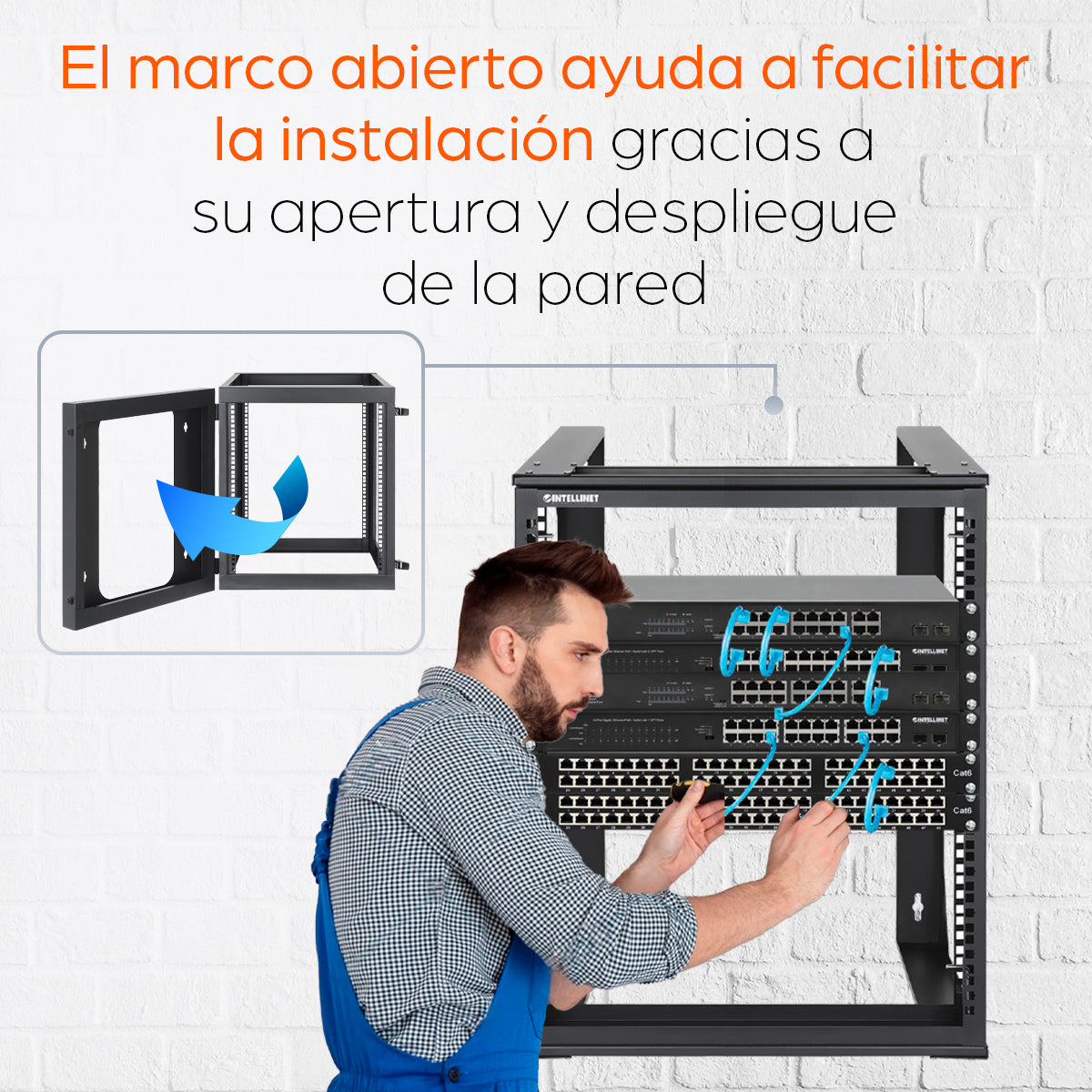Intellinet 716055 accesorio para rack Estructura de rack