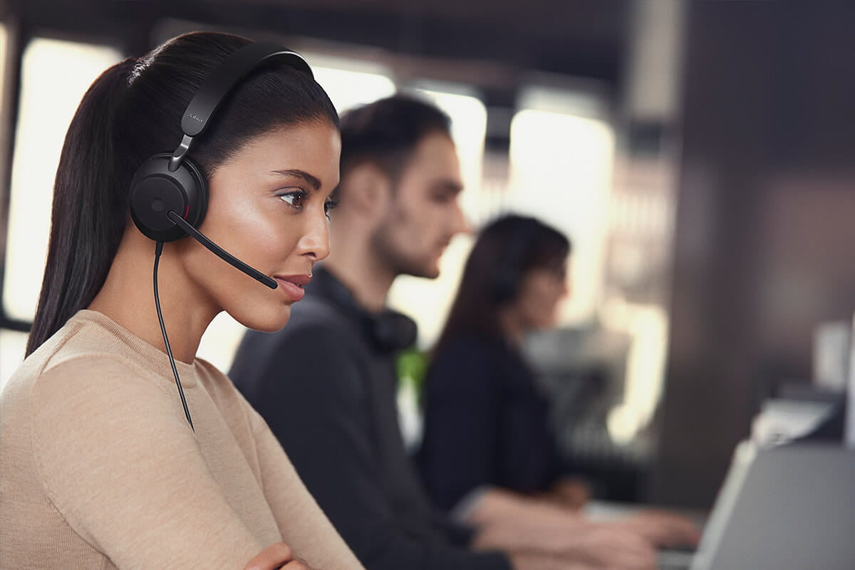 Jabra Evolve2 40 SE Auriculares Alámbrico Diadema Oficina/Centro de llamadas USB Type-C / USB Type-A Negro
