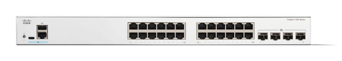 Cisco C1200-24T-4X dispositivo de redes Gestionado L2/L3 Gigabit Ethernet (10/100/1000) Blanco