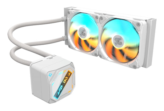 Enfriamiento Líquido Gigabyte GAMING 240 ICE 2x120mm hasta 2200RPM Blanco 1851/1700/115X/1200/AM5/AM4