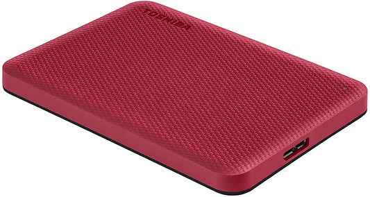 Disco Duro Externo Toshiba Canvio Advance V10 4TB 2.5" USB 3.2 Gen 1 Color Rojo para Windows/Mac