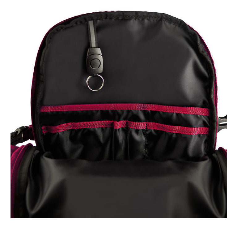 Perfect Choice PC-084495 maletín para laptop 43.2 cm (17") Mochila Rojo