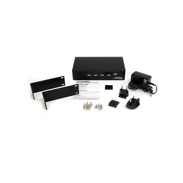 StarTech.com ST124HDMI2 divisor de vídeo 4x HDMI