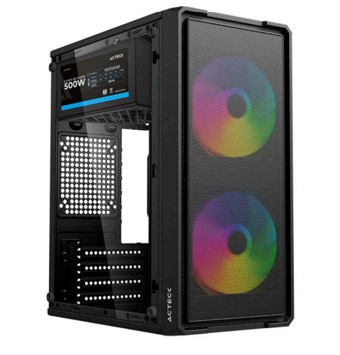 Acteck AC-943772 gabinete de computadora Mini Tower Negro 500 W