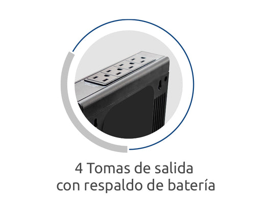 UPS CDP de 500VA/250W con Batería de Litio