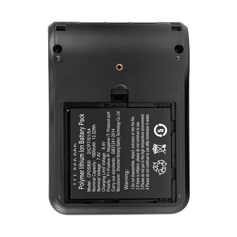 Impresora Termica TechZone POS Portatil Batería Recargable 80mm/s 203dpi Interfaz USB/BT