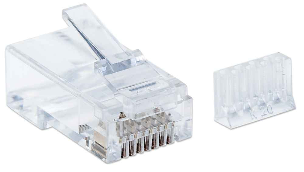 Intellinet 790604 conector Transparente