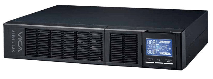Vica ALPHA 1.5K sistema de alimentación ininterrumpida (UPS) Doble conversión (en línea) 1.5 kVA 1500 W 8 salidas AC