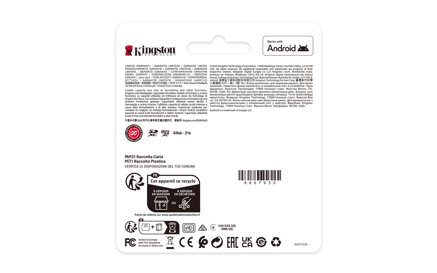 Memoria SD Kingston Flash Canvas Select Plus 512GB SD UHS-I Clase 10