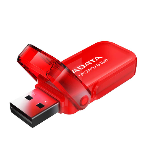 ADATA UV240 unidad flash USB 64 GB USB tipo A 2.0 Rojo