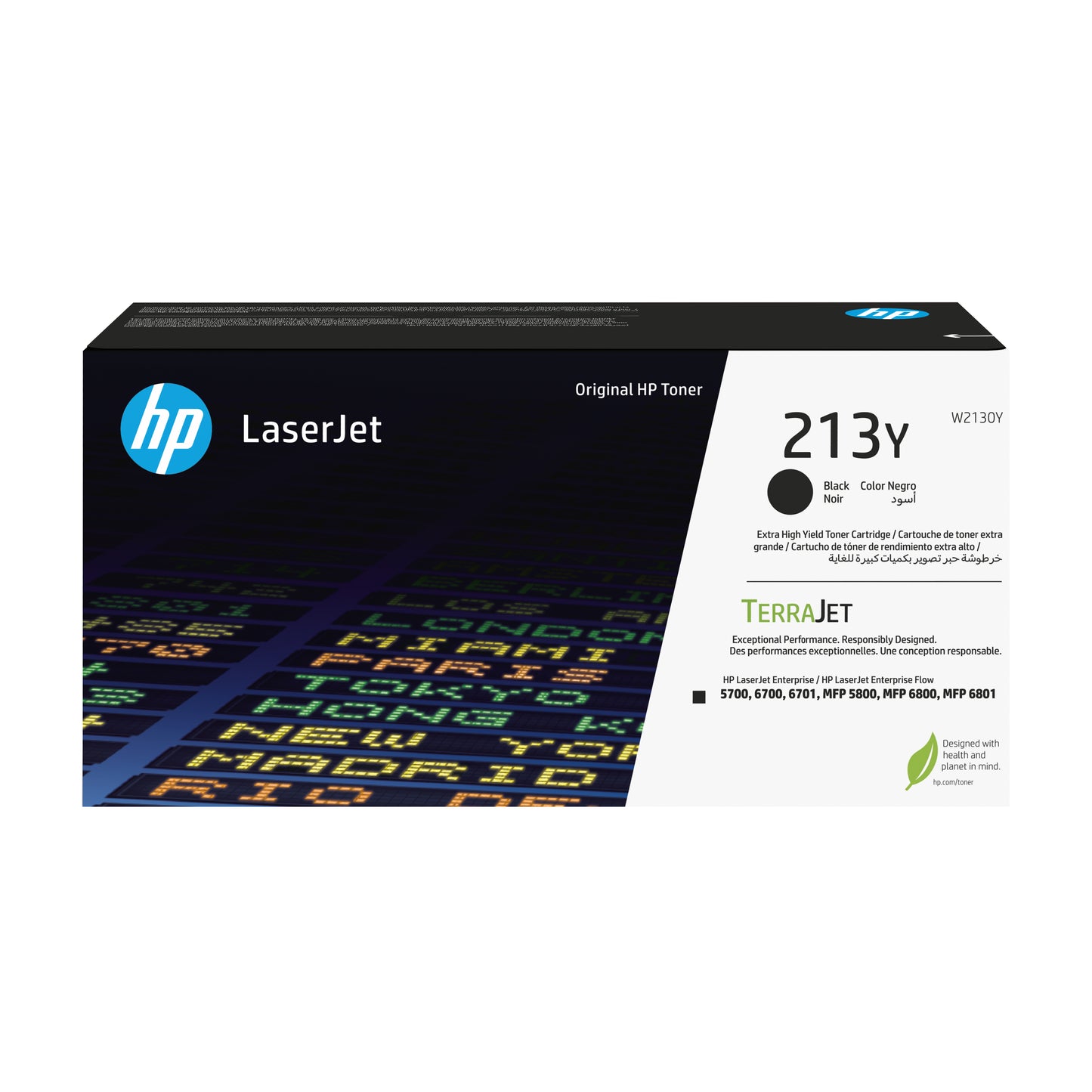 HP 213Y Blk Original LaserJet Toner Crtg cartucho de tóner 1 pieza(s)