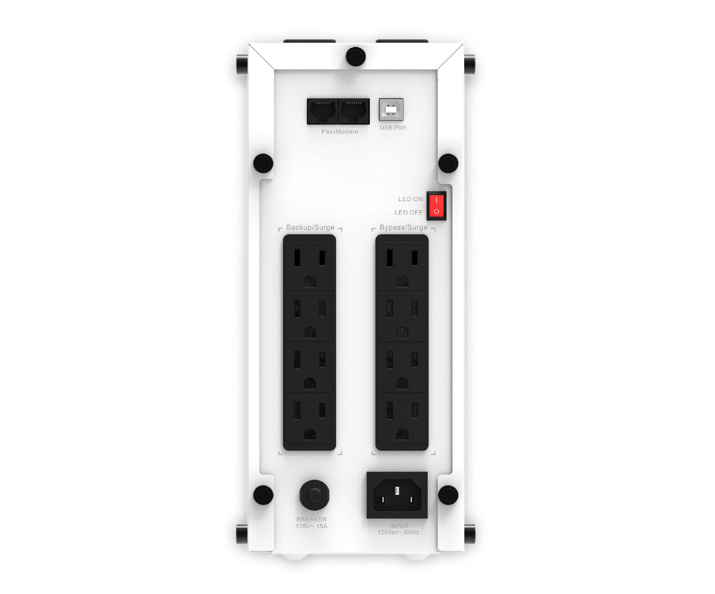CDP GSMART1516 sistema de alimentación ininterrumpida (UPS) Línea interactiva 1.5 kVA 900 W 16 salidas AC