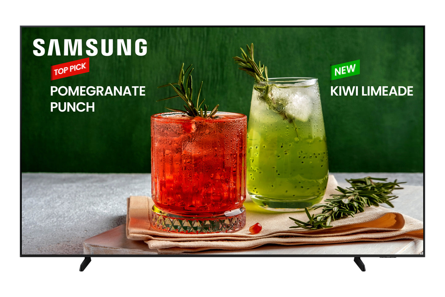 Pantalla Samsung 98" Bed-H Led Crystal 4K UHD Resolución 3840x2160 SMART TV Admon Contenido 16/7 3Y