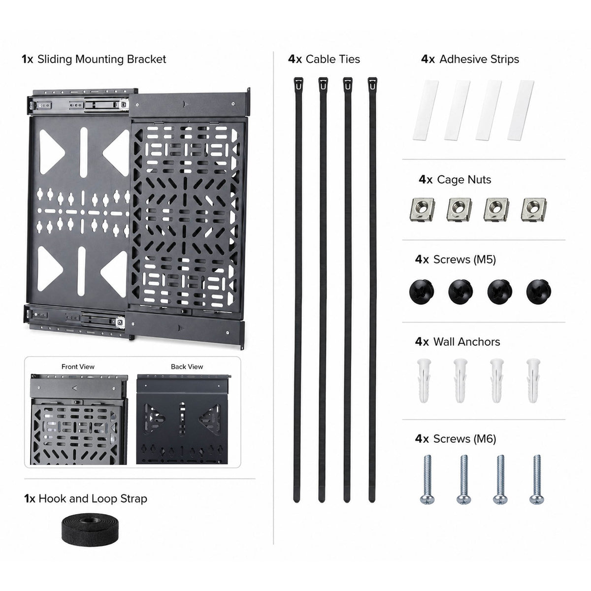 StarTech.com 1S-AV-WALL-MOUNT accesorio para soporte de televisor