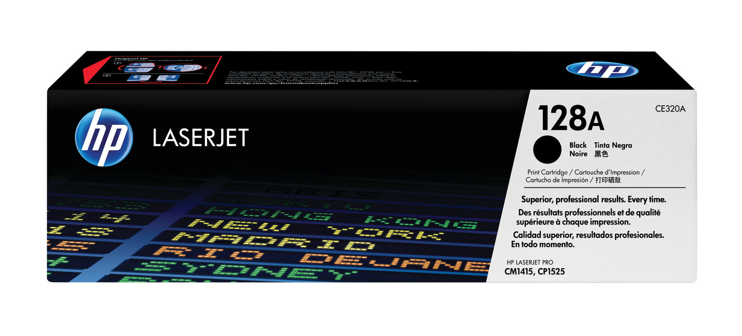 Toner HP 128 Negro CM1415/CP1525NW MFP