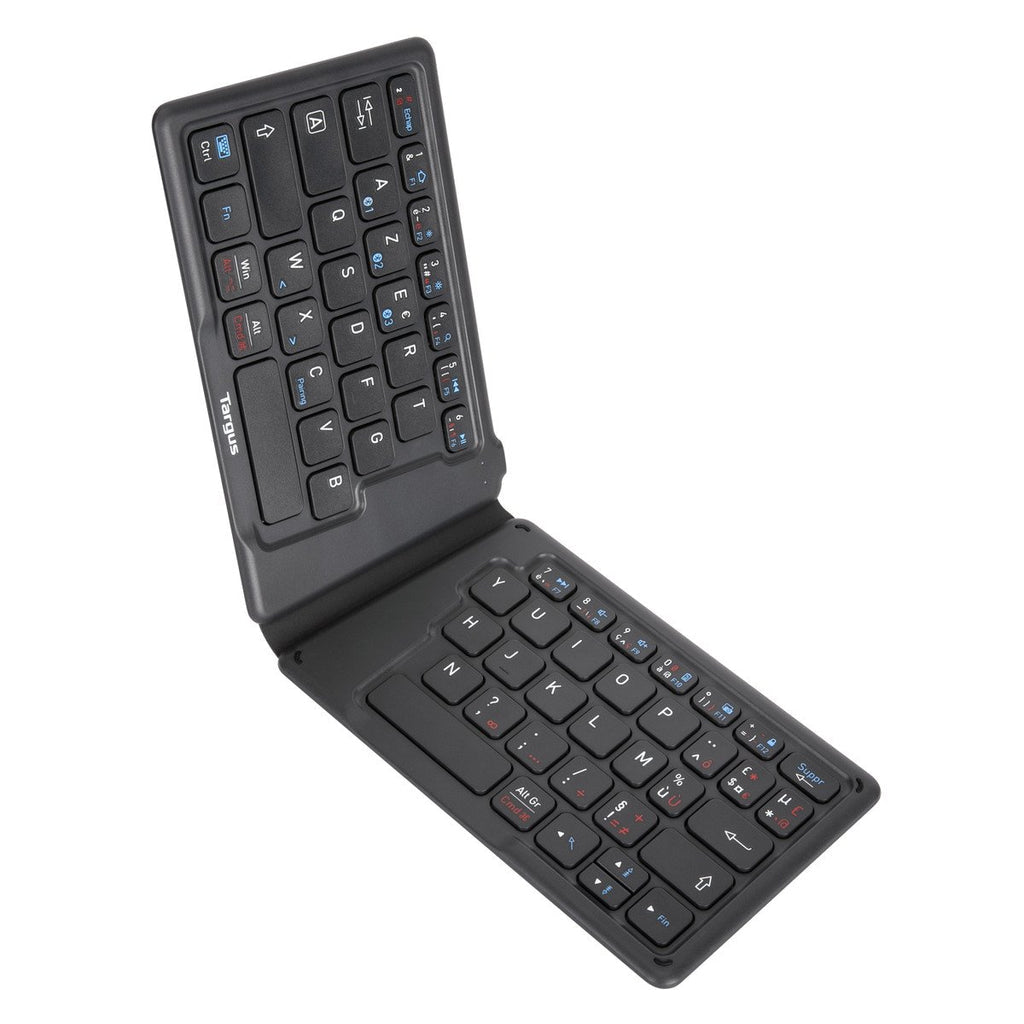 Teclado Targus Inalámbrico Plegable Ergonómico USB Color Negro