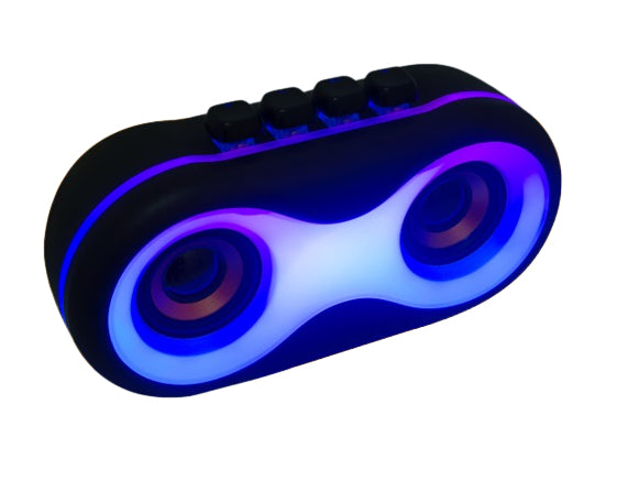 Bocina Perfect Choice Owty LED RGB con Teclas Mecánicas Color Negro