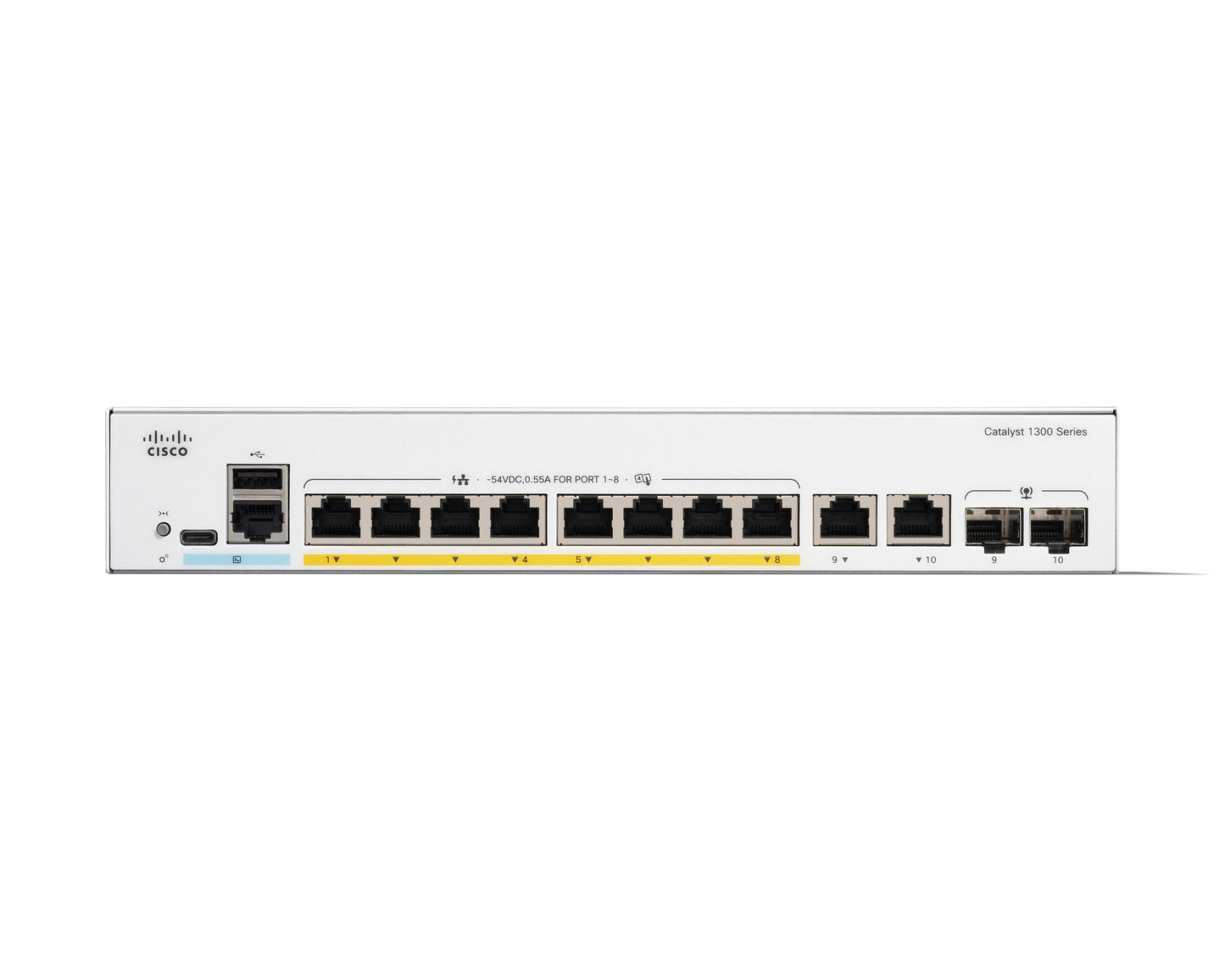 Cisco Catalyst 1300 Gestionado L2 Gigabit Ethernet (10/100/1000) Energía sobre Ethernet (PoE) Gris