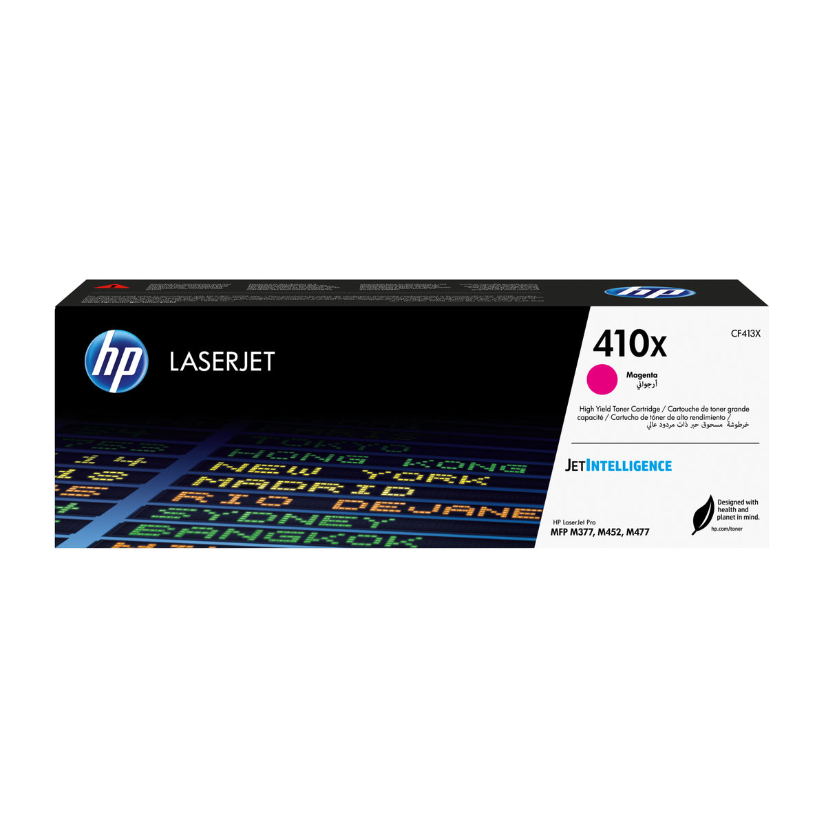 Toner HP LaserJet 410X Magenta Alto Rendimiento