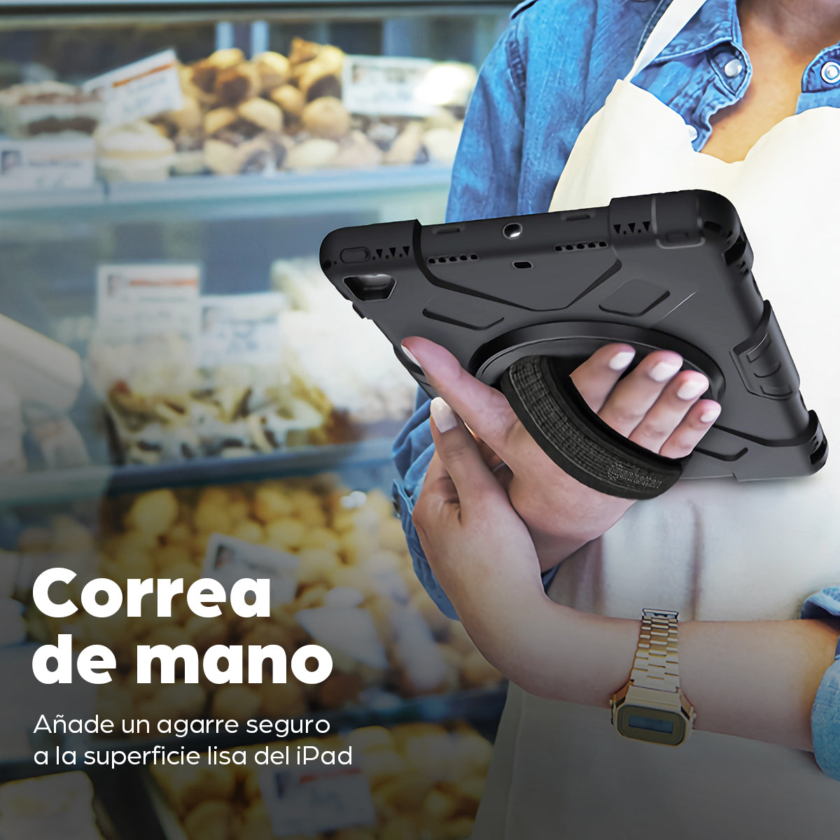 Funda de uso rudo Manhattan iPad 10.2 (8va 9va gen)