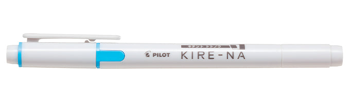 Resaltador Pilot KIRE-NA doble punta Cincel/Fino color Azul C/10