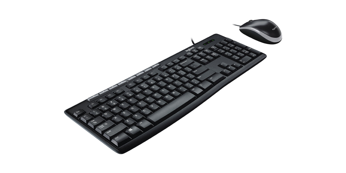 Teclado y Mouse Logitech Media Combo MK200