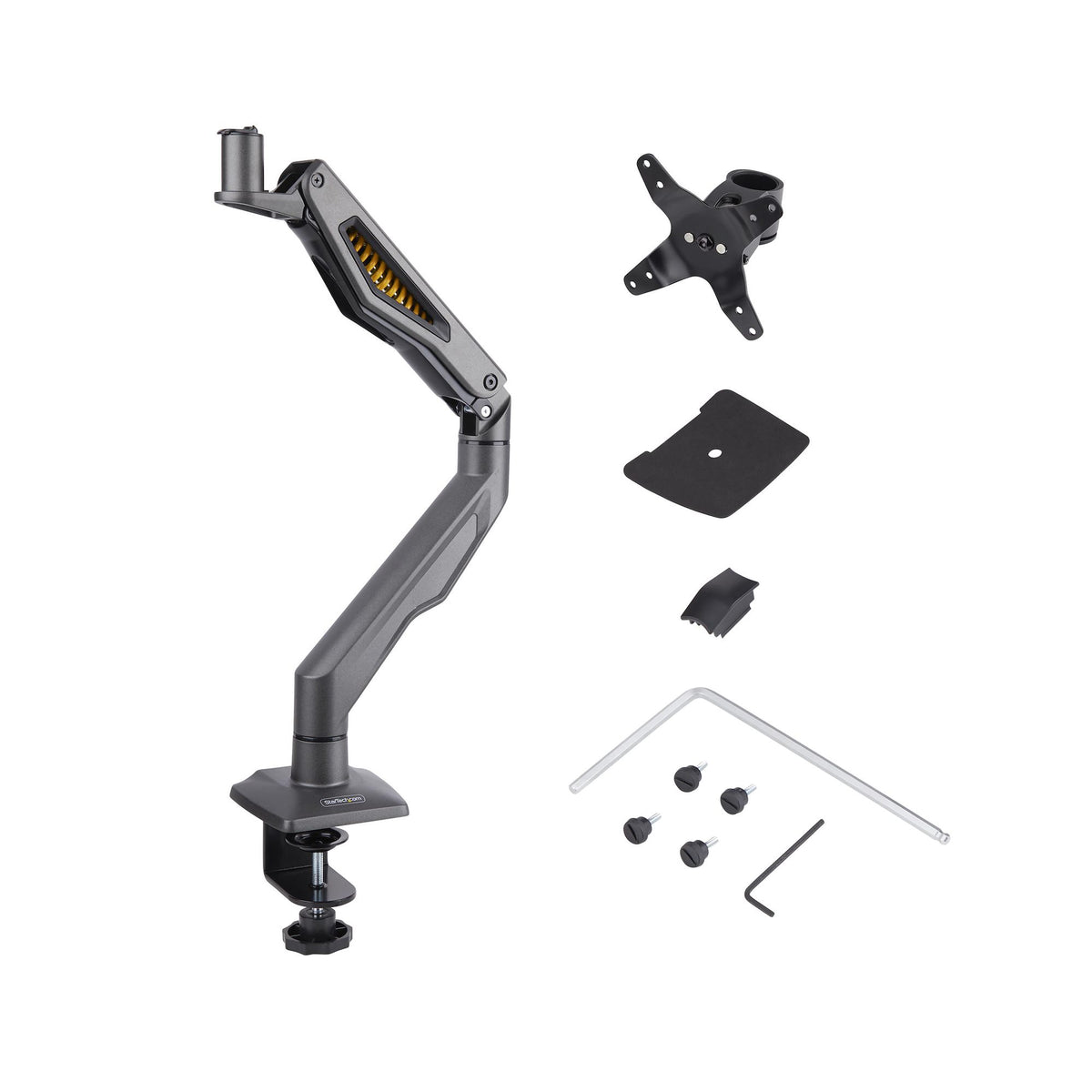 StarTech.com H1M1AG2-MONITOR-ARM soporte para pantalla plana 81.3 cm (32") Escritorio Negro