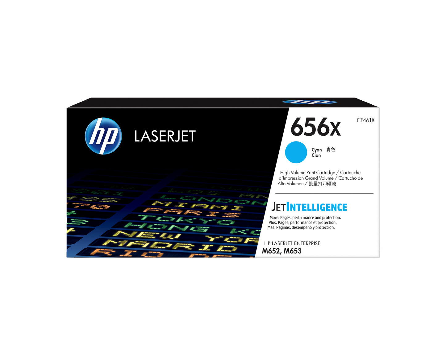 Toner HP LaserJet 656X Cian