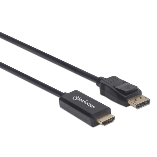 Manhattan 153195 adaptador de cable de vídeo 1 m Negro