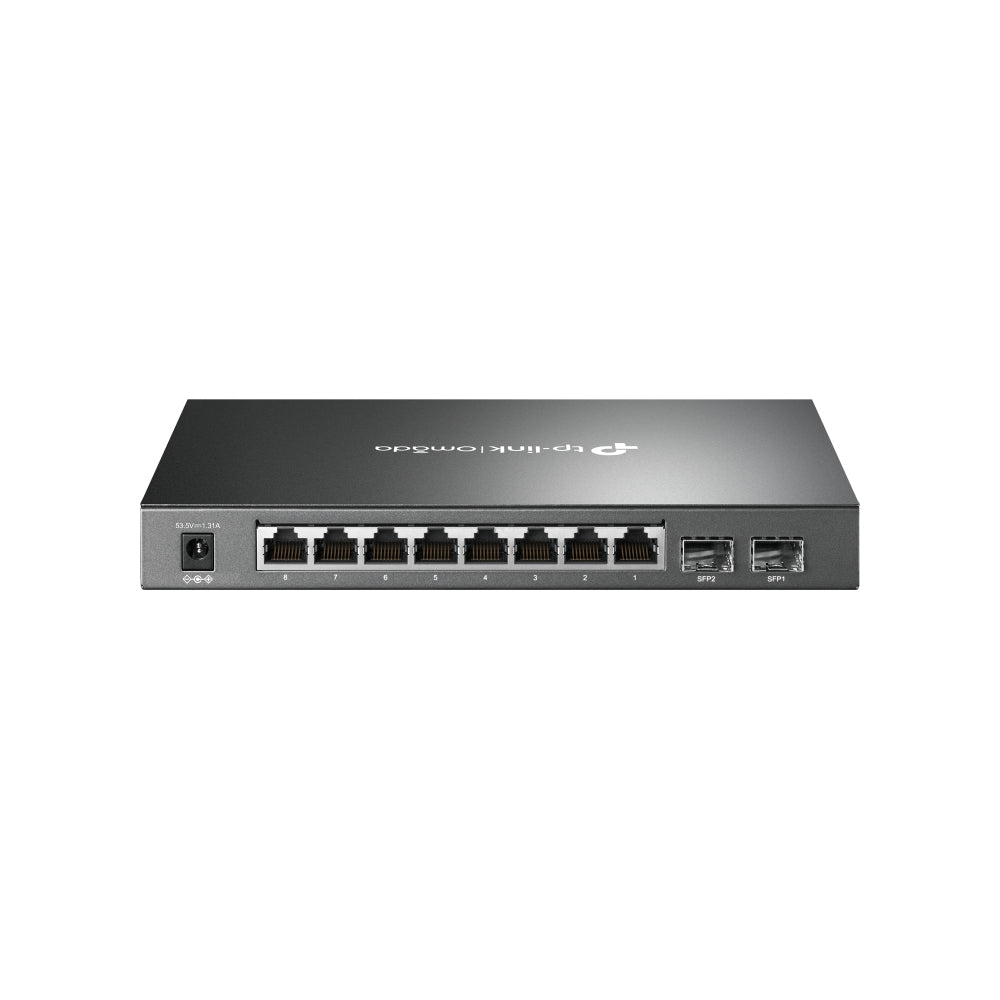 Switch Omada by TP-Link 8-Port Gigabit Smart PoE Switch with 2 SFP Slots 8× Gigabit PoE Ports 2× Gigabit SFP Slots