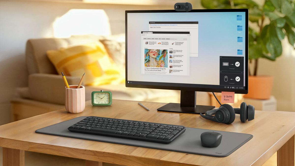 Logitech 920-013514 teclado Ratón incluido Universal Bluetooth QWERTY Español Grafito
