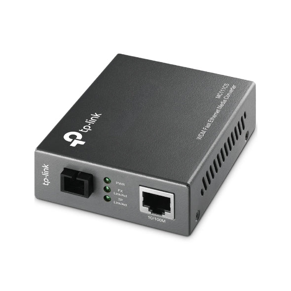 TP-Link Omada MC111CS convertidor de red 100 Mbit/s Modo único Negro