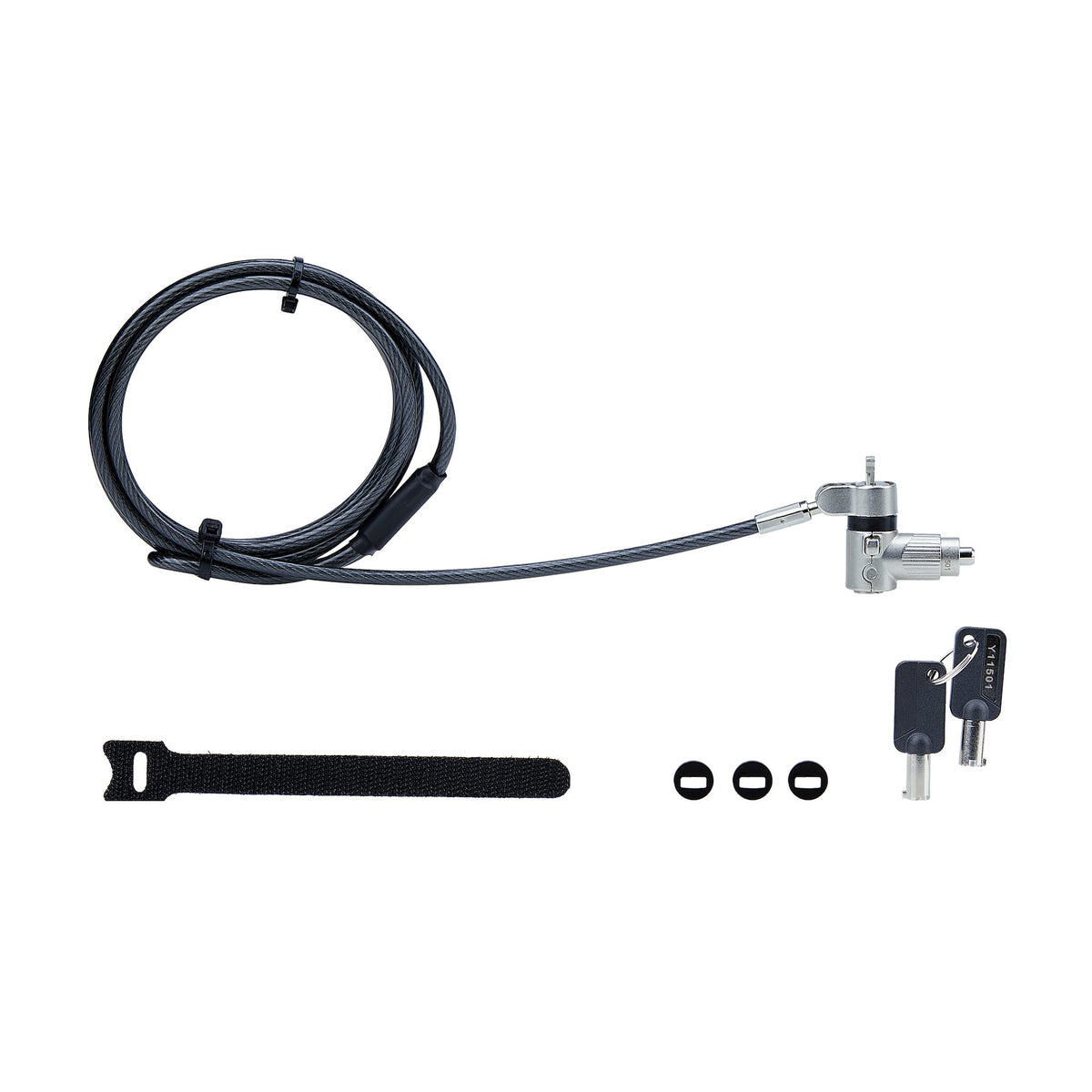 StarTech.com UNIVK-LAPTOP-LOCK cable antirrobo Negro, Plata