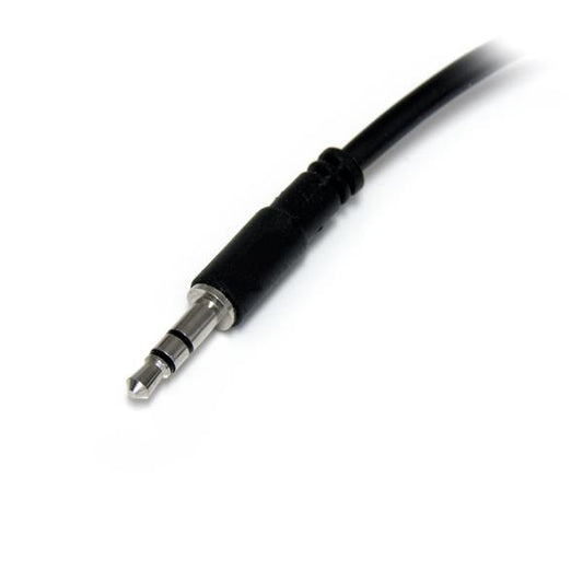 StarTech.com MUY1MFFS cable de audio 0.2 m 3,5mm 2x3.5mm Negro
