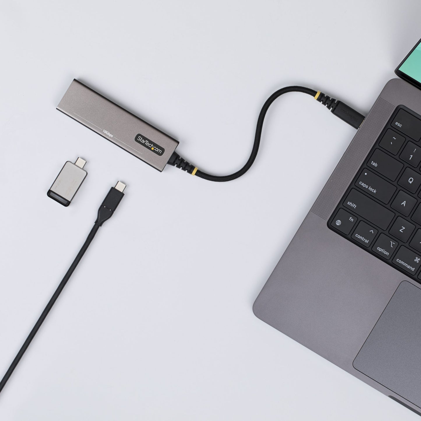 StarTech.com 309B-USBC-HUB nodo concentrador USB 3.2 Gen 2 (3.1 Gen 2) Type-C 10000 Mbit/s Gris