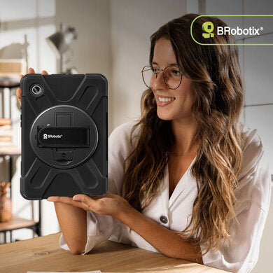 BRobotix Funda Uso Rudo de TPU para Tablet Galaxy Tab A11 8.7", Negro 22.1 cm (8.7") Parachoques