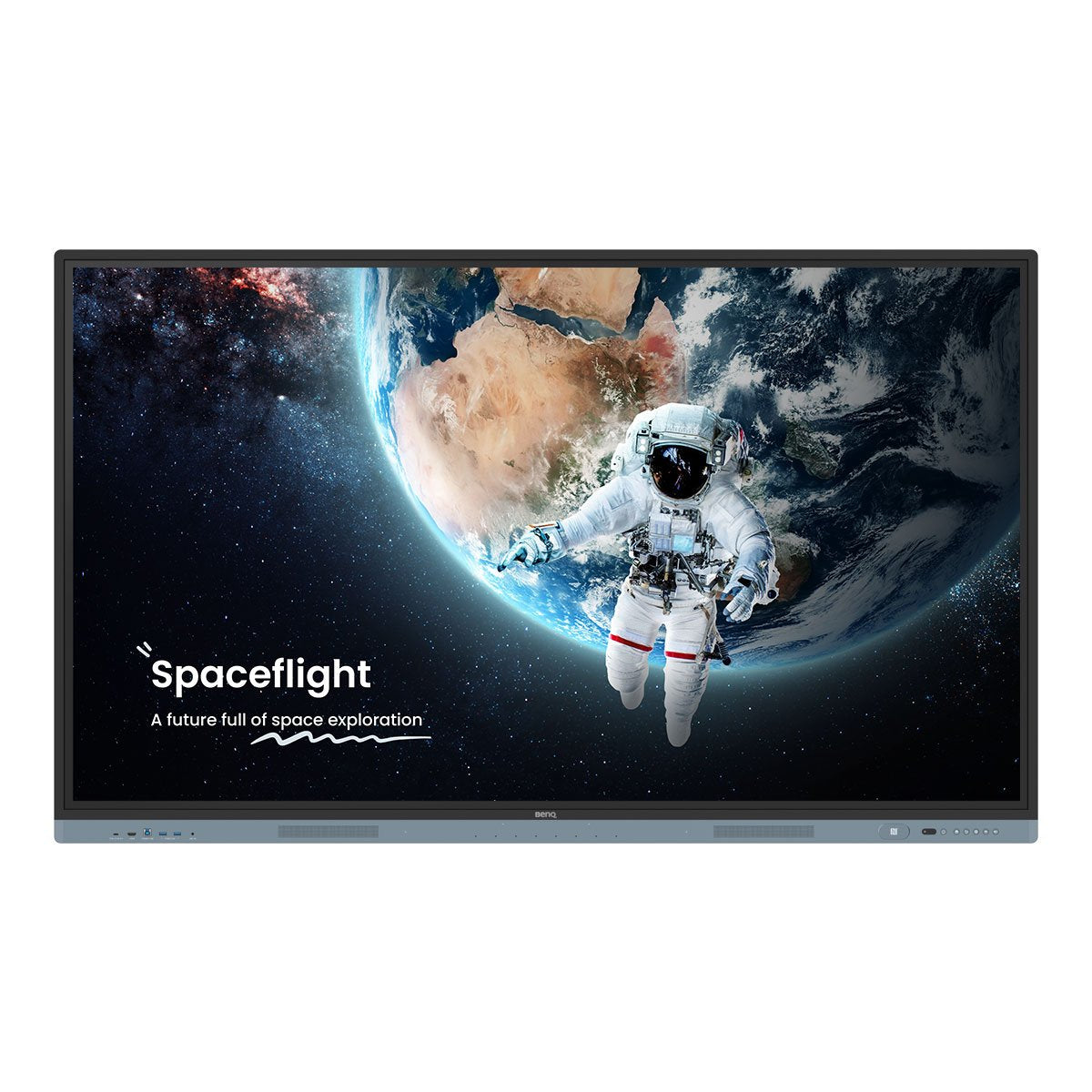 Pantalla BenQ 65" RM6504 Interactiva IR Anti-Germenes 4K UHD 3840x2160 50 Puntos Touch Android 13