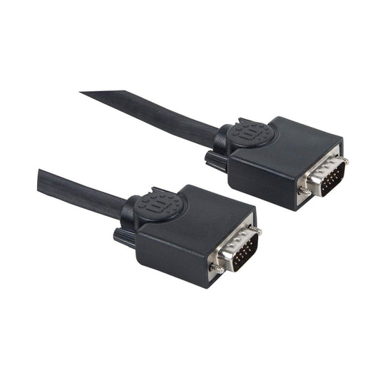 Manhattan 313629 cable VGA 15 m VGA (D-Sub) Negro