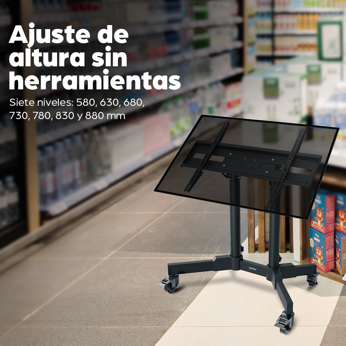 Manhattan 462679 soporte para TV 177.8 cm (70")