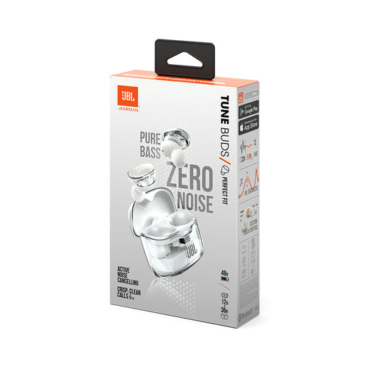 Auriculares JBL Buds Ghost 2 color Blanco