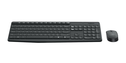 Logitech 920-007901 teclado Ratón incluido Oficina RF inalámbrico Español Gris