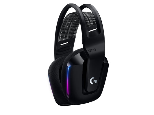 Audífonos Logitech G733 LIGHTSPEED Gaming Inalámbricos RGB Color Negro